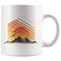 Mountain Coffee Mug - Mountains Sunset Mug - BackyardPeaks