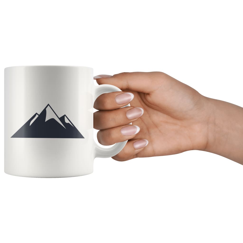 Mountains Coffee Mug - Mountain Range Mug - BackyardPeaks