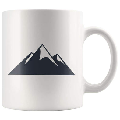 Mountains Coffee Mug - Mountain Range Mug - BackyardPeaks