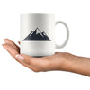 Mountains Coffee Mug - Mountain Range Mug - BackyardPeaks