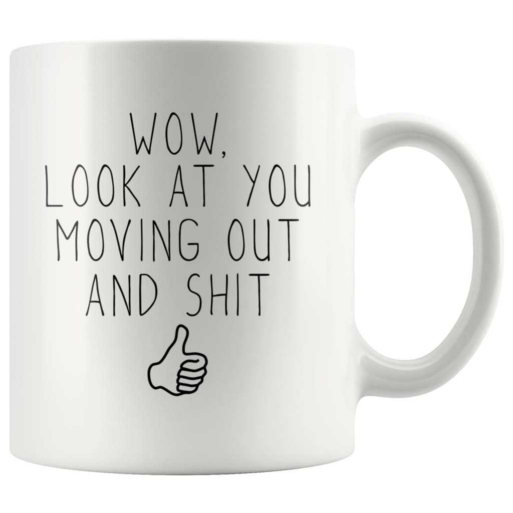 Moving Out At 18, First Time Renting, Moving Housewarming Gift Coffee Mug — photo 1