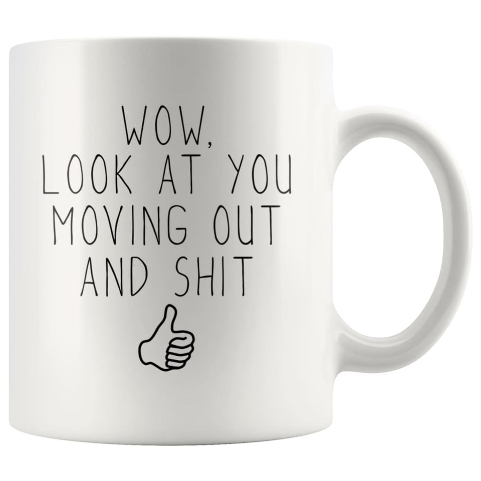 Moving Out At 18, First Time Renting, Moving Housewarming Gift Coffee Mug