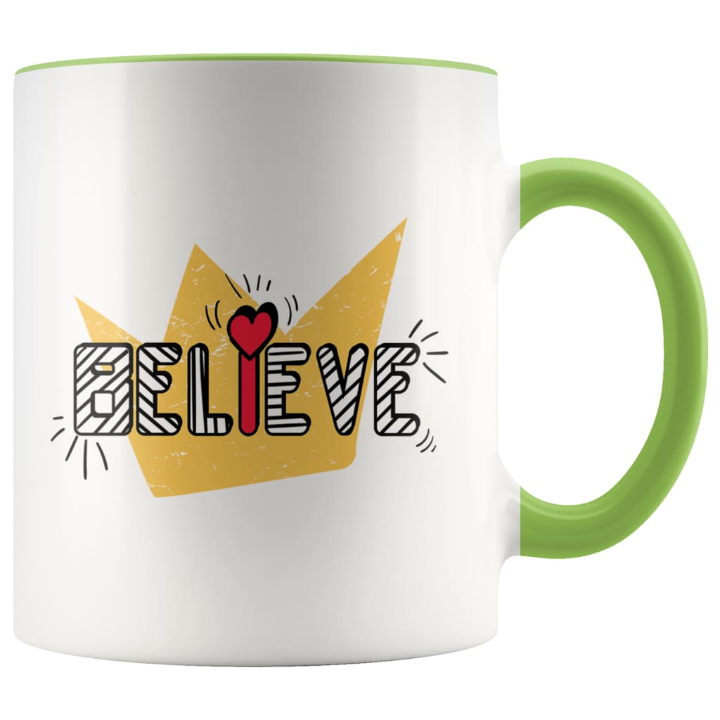 Mugs With Sayings - BELIEVE Coffee Mug — photo 3