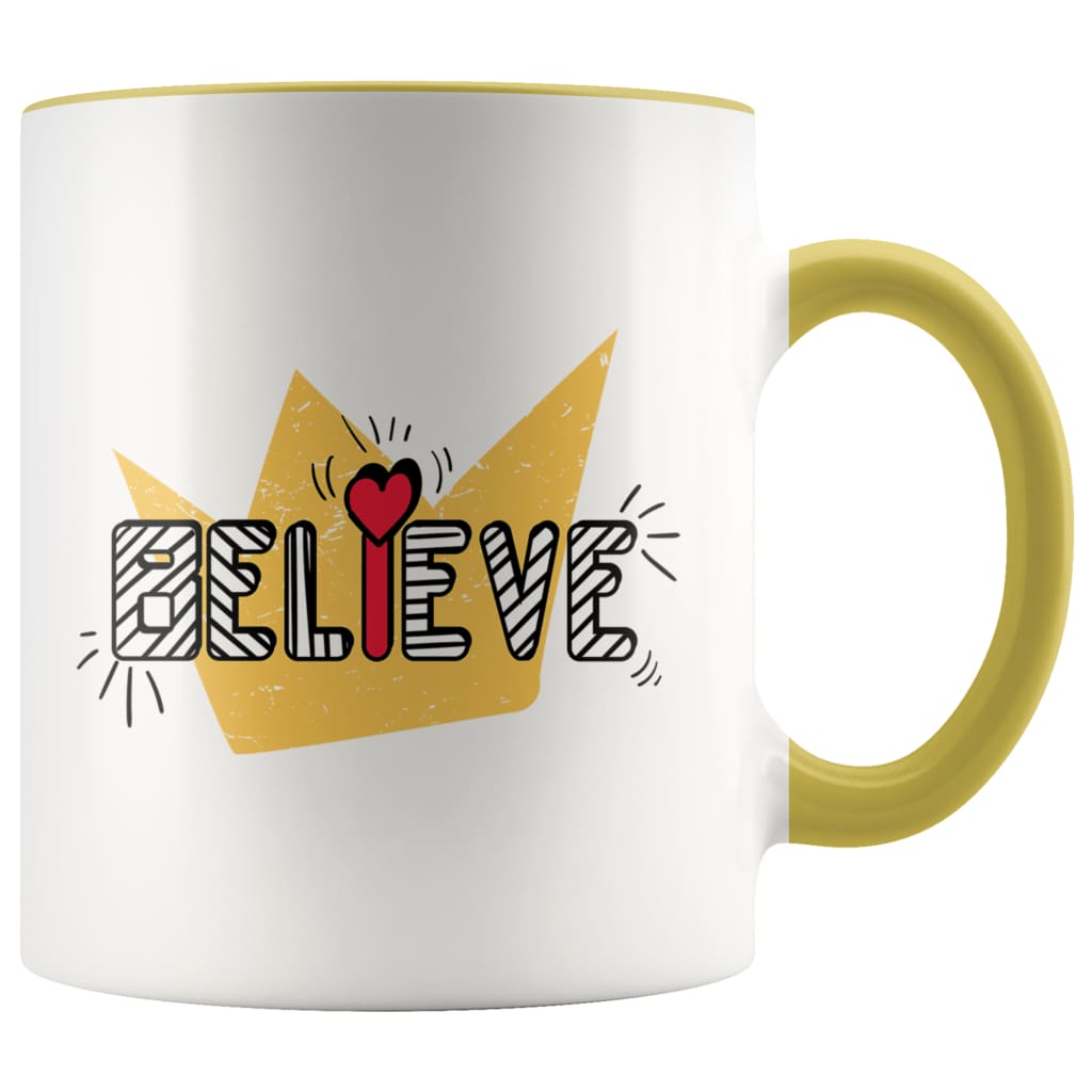 Mugs With Sayings - BELIEVE Coffee Mug — photo 7