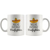 Nacho Average Firefighter Coffee Mug | Funny Best Gift for Firefighter $14.99 | Drinkware