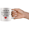 I Love You For Your Personality But That Dick Is A Nice Bonus Coffee Mug | Naughty Adult Gift For Him $14.99 | Drinkware
