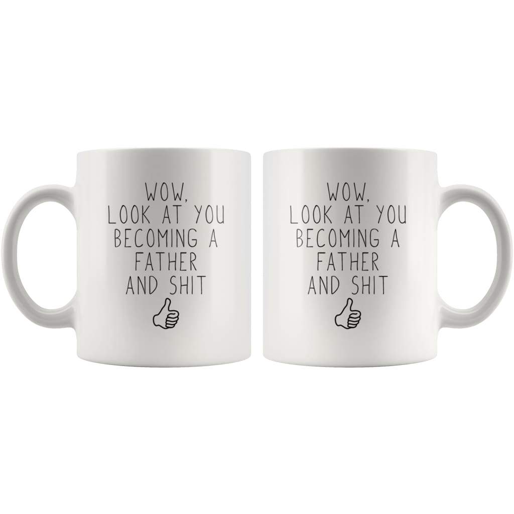 New Dad Gift, First Fathers Day Gift, New Dad Coffee Mug - BackyardPeaks