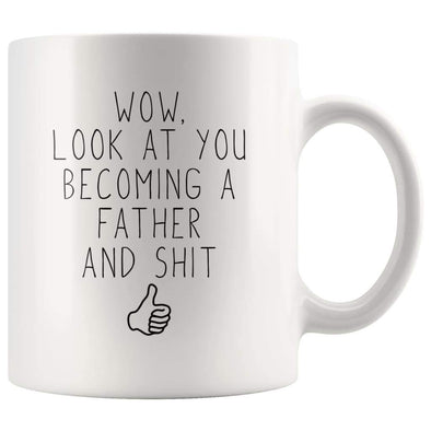 New Dad Gift, First Fathers Day Gift, New Dad Coffee Mug - BackyardPeaks