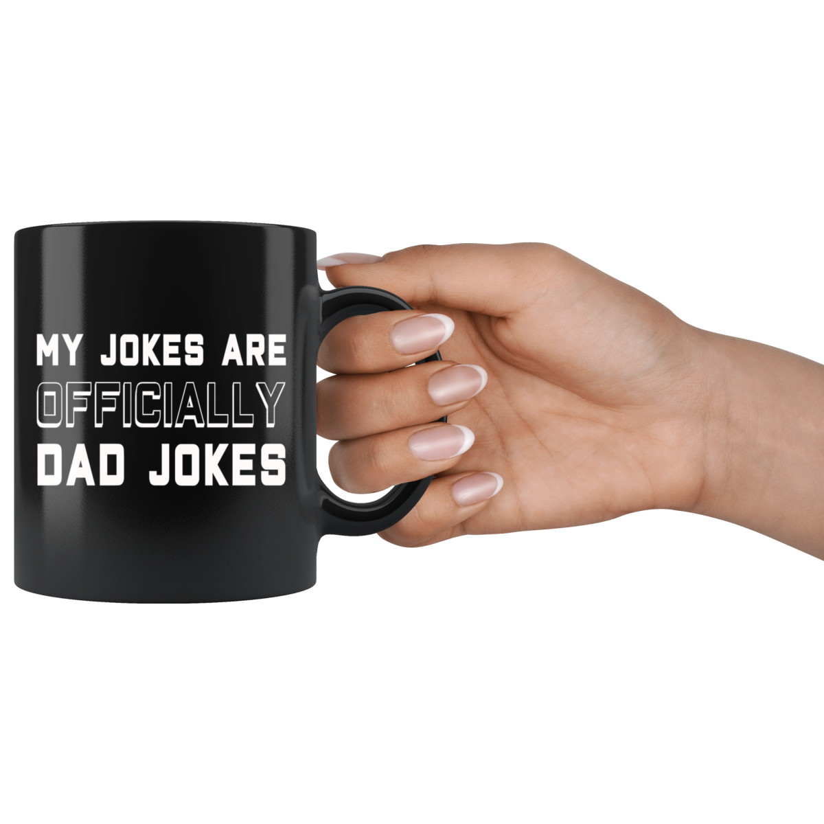 New Dad Mug Pregnancy Announcement To Husband My Jokes Are Officially Dad Jokes New Dad Gift First Time Dad Gift $19.99 | Drinkware