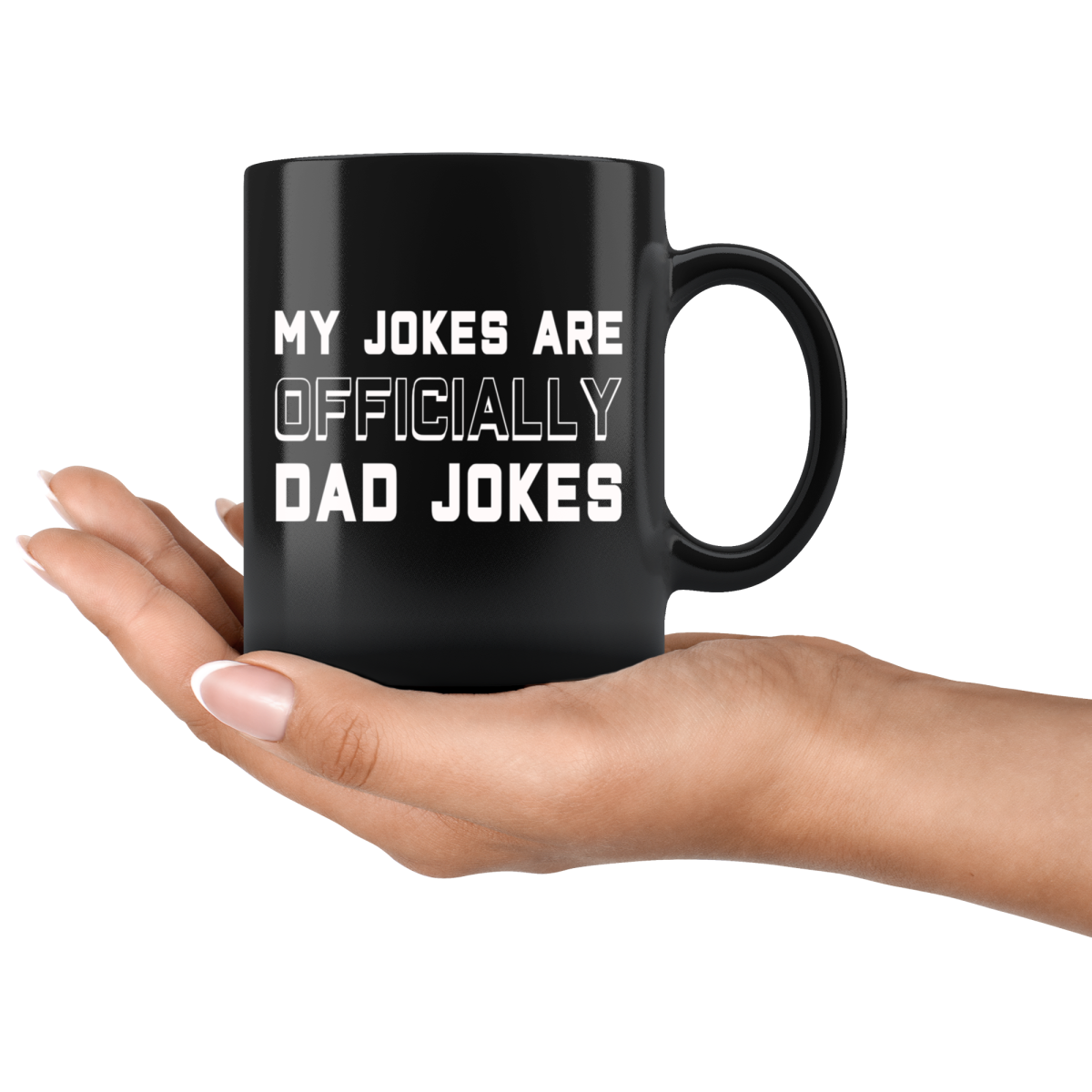New Dad Mug Pregnancy Announcement To Husband My Jokes Are Officially Dad Jokes New Dad Gift First Time Dad Gift $19.99 | Drinkware