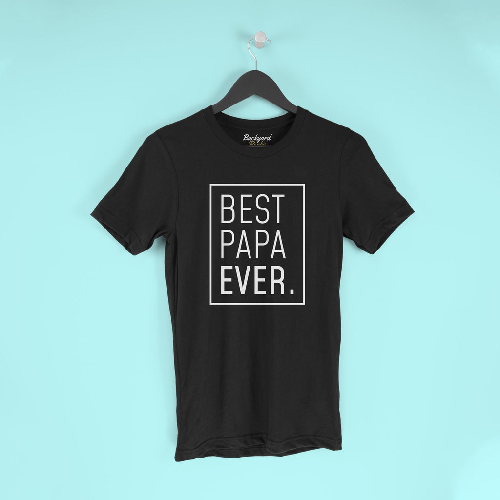 New Dad Shirt: Best Papa Ever T-Shirt for Hospital | Dad To Be Gift $19.99 | Black / L T-Shirt