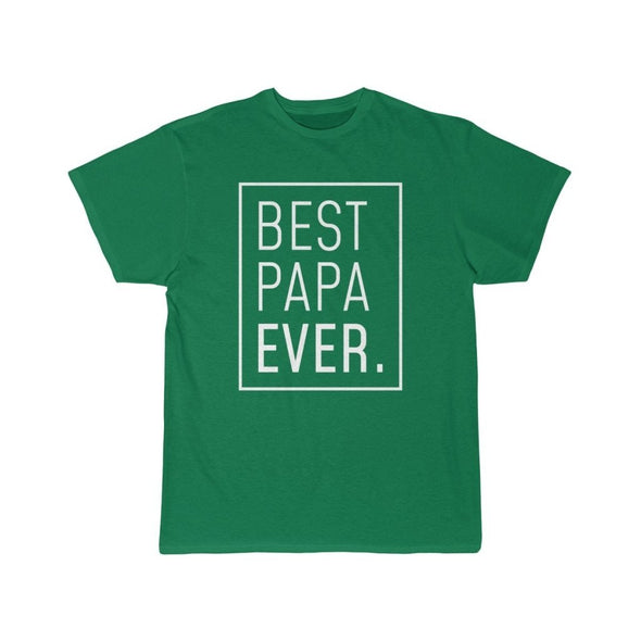 New Dad Shirt: Best Papa Ever T-Shirt for Hospital | Dad To Be Gift $19.99 | Kelly / S T-Shirt