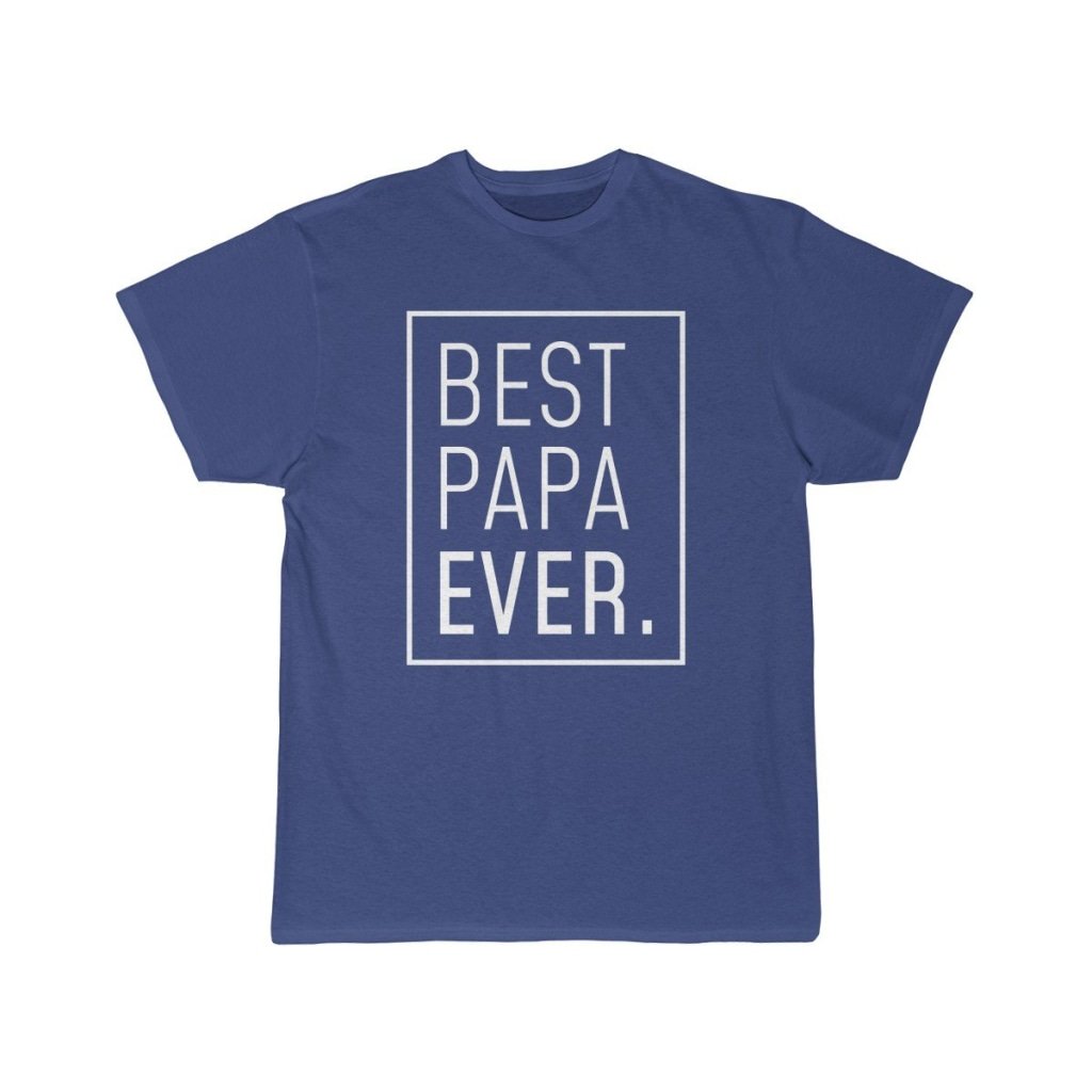 New Dad Shirt: Best Papa Ever T-Shirt for Hospital | Dad To Be Gift $19.99 | Royal / S T-Shirt