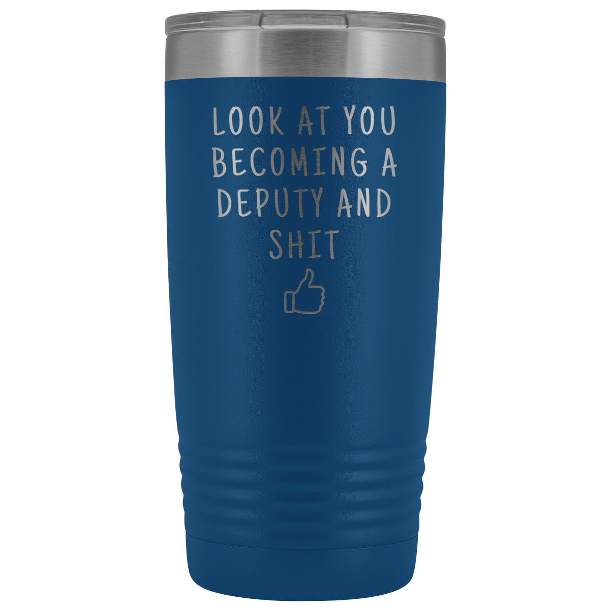 New Deputy Sheriff Deputy Graduation Gifts Deputy Graduate Insulated Tumbler 20oz $33.95 | Blue Tumblers