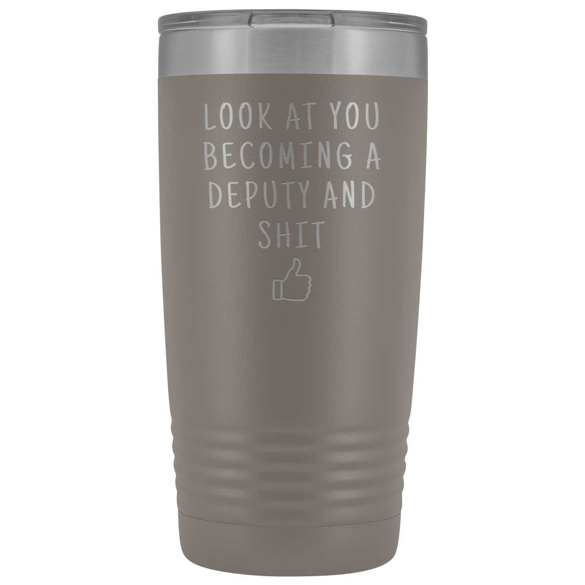 New Deputy Sheriff Deputy Graduation Gifts Deputy Graduate Insulated Tumbler 20oz $33.95 | Pewter Tumblers