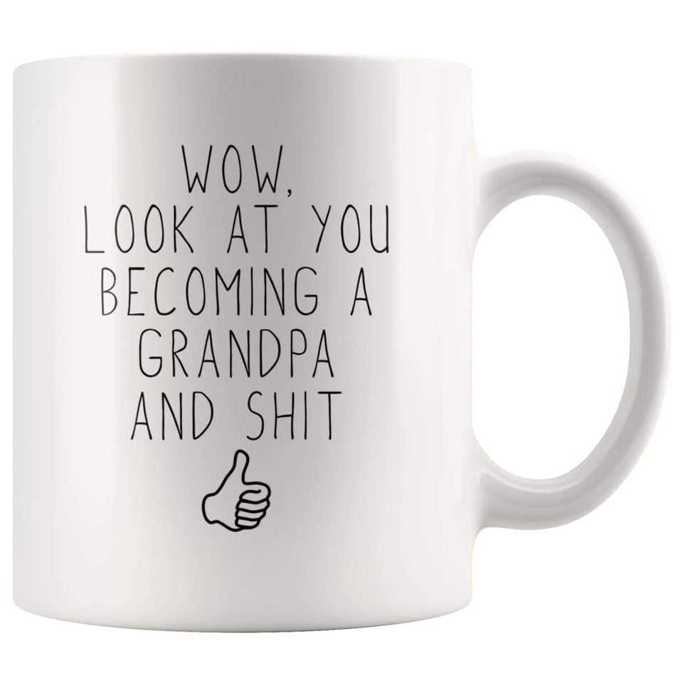 New Grandpa Gift, Grandpa To Be, Grandpa Pregnancy Announcement Coffee Mug