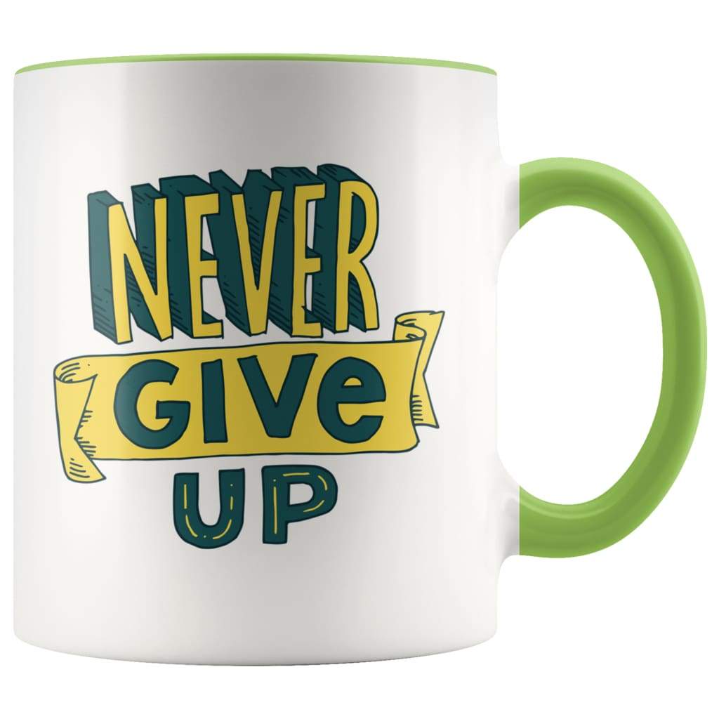 New Job Mug - Ambitious Coffee Mug - Never Give Up — photo 3