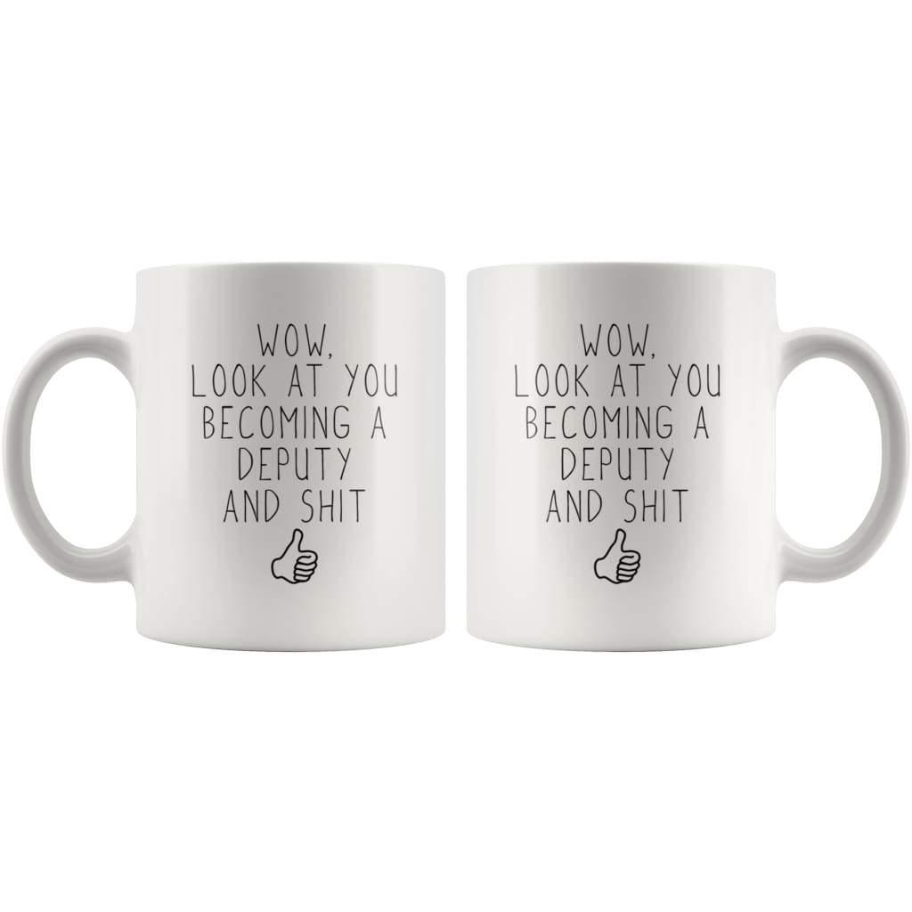 New Deputy Gift | Sheriff Deputy Graduate Coffee Mug - BackyardPeaks