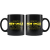 New Uncle Gift Pregnancy Announcement Uncle To Be Best New Uncle In The Galaxy Coffee Mug Tea Cup Black 11 ounce $16.99 | 11oz Drinkware