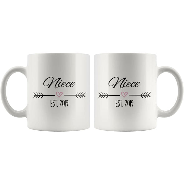 Niece Est. 2019 Coffee Mug | New Niece Gift $14.99 | Drinkware