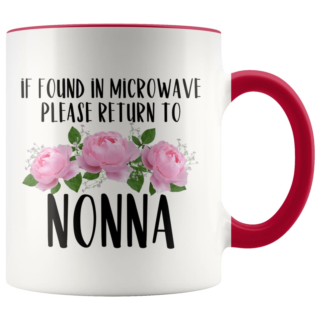 Nonna Gift Ideas for Mother's Day If Found In Microwave Please Return To Nonna Coffee Mug Tea Cup 11 ounce — photo 6