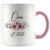 Oma Est 2020 Pregnancy Announcement Gift to New Oma Coffee Mug 11oz $14.99 | Pink Drinkware