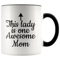 One Awesome Mom Funny Coffee Mug Best Mothers Day Gifts for Mom Women Unique Gift Idea for Mom from Daughter Cool Birthday Christmas Present