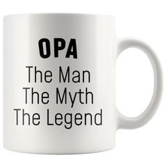 Load image into Gallery viewer, Opa Gifts Opa The Man The Myth The Legend Opa Christmas Birthday Father&amp;#39;s Day Coffee Mug