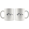 Outdoor Adventure Gift - Mountains Coffee Mug - Custom Made Drinkware