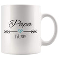 Papa Est. 2019 Coffee Mug | New Dad Gift $14.99 | 11oz Mug Drinkware