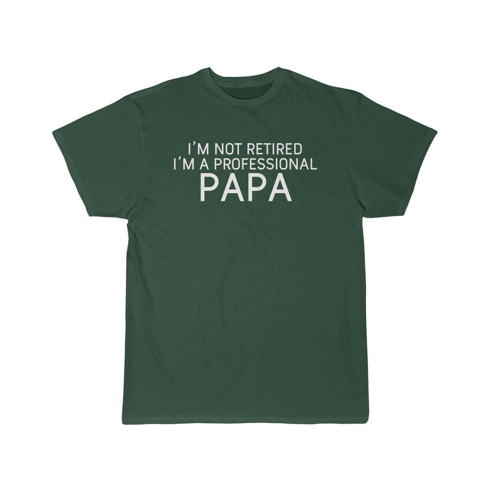 Papa Gift Funny Papa Shirt Gift for Papa I'm Not Retired I'm A Professional Papa T-Shirt