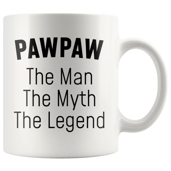 Pawpaw Gifts Pawpaw The Man The Myth The Legend Pawpaw Christmas Birthday Father’s Day Coffee Mug $14.99 | White Drinkware