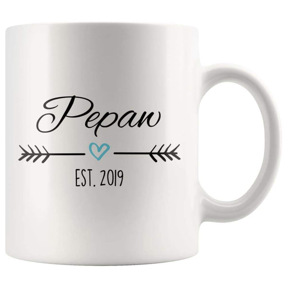 Pepaw Est. 2019 Coffee Mug | New Pepaw Gift $14.99 | 11oz Mug Drinkware