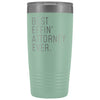 Personalized Attorney Gift: Best Effin Attorney Ever. Insulated Tumbler 20oz $29.99 | Teal Tumblers