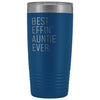 Personalized Auntie Gift: Best Effin Auntie Ever. Insulated Tumbler 20oz $29.99 | Blue Tumblers
