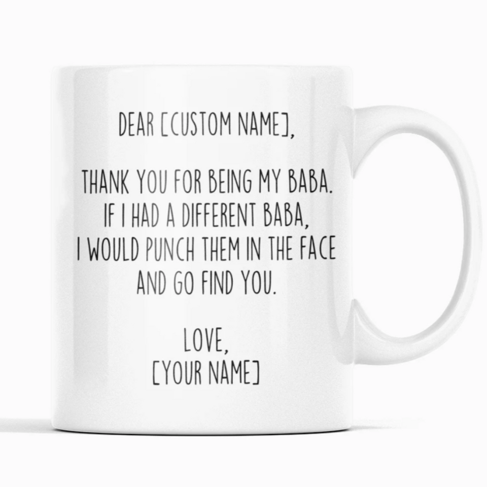 Personalized Baba Gifts
