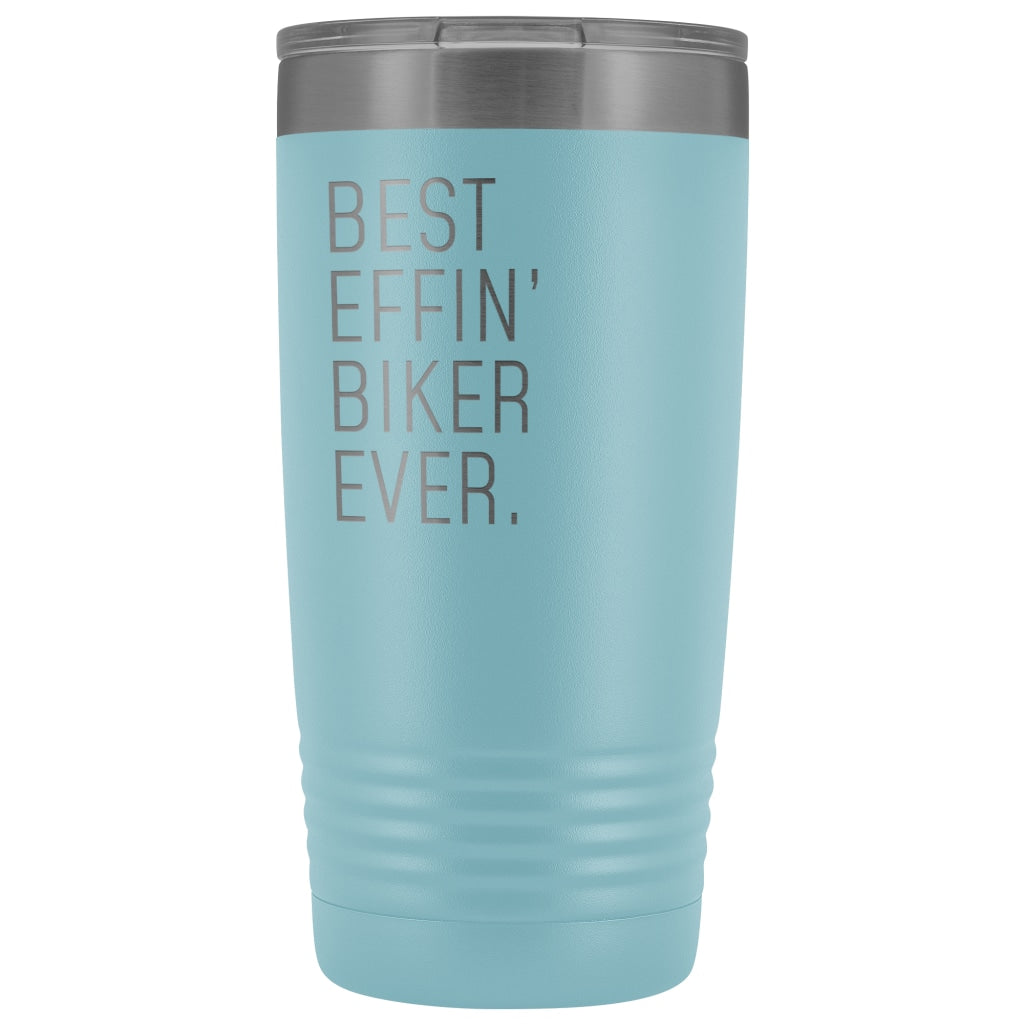 Personalized Biking Gift: Best Effin' Biker Ever. Insulated Tumbler 20oz — photo 4
