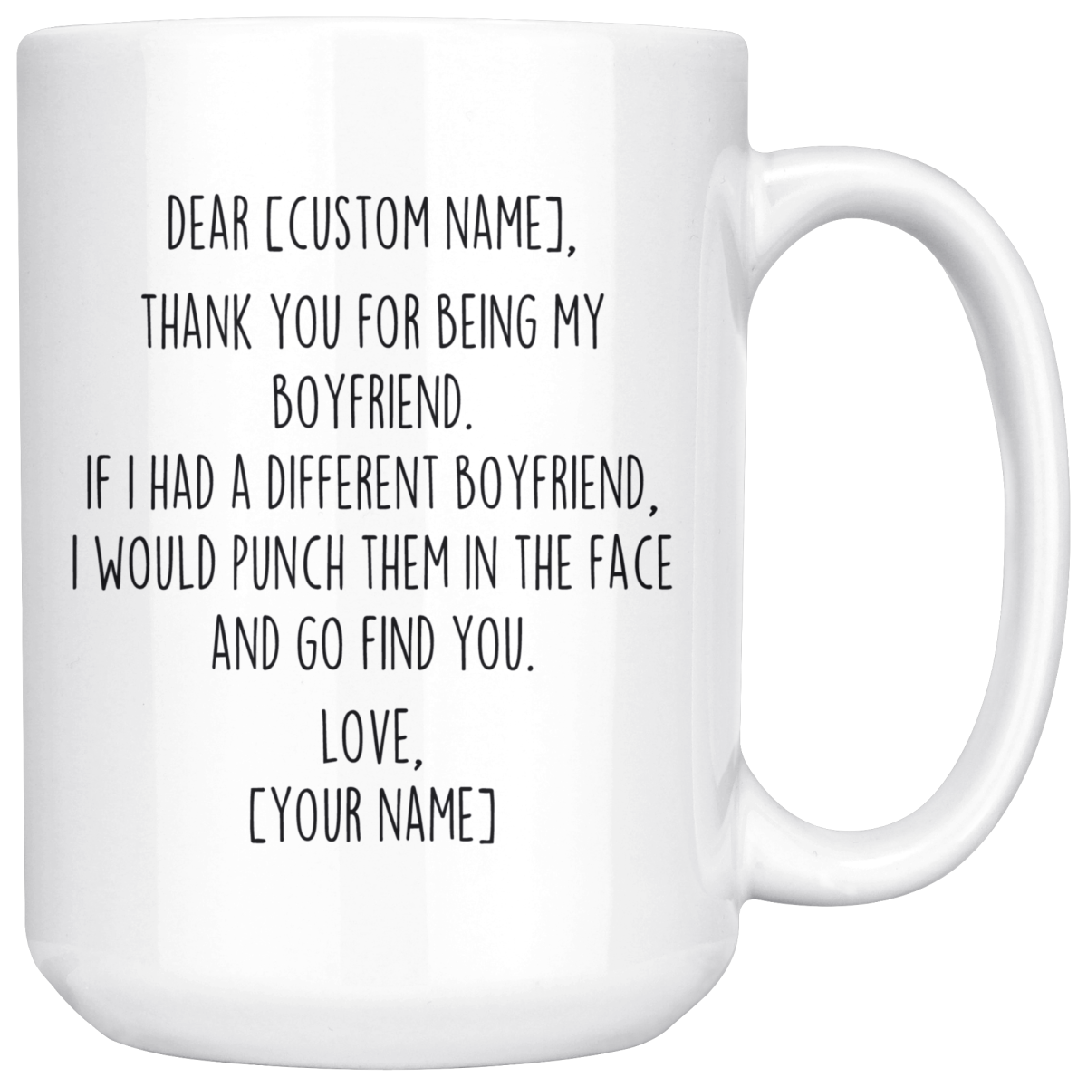 Personalized Funny Coffee Mug, Gift Ideas For Valentines Day Boyfriend -  Podhalastore