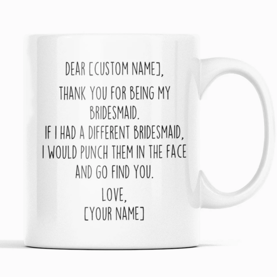 Personalized Bridesmaid Gifts