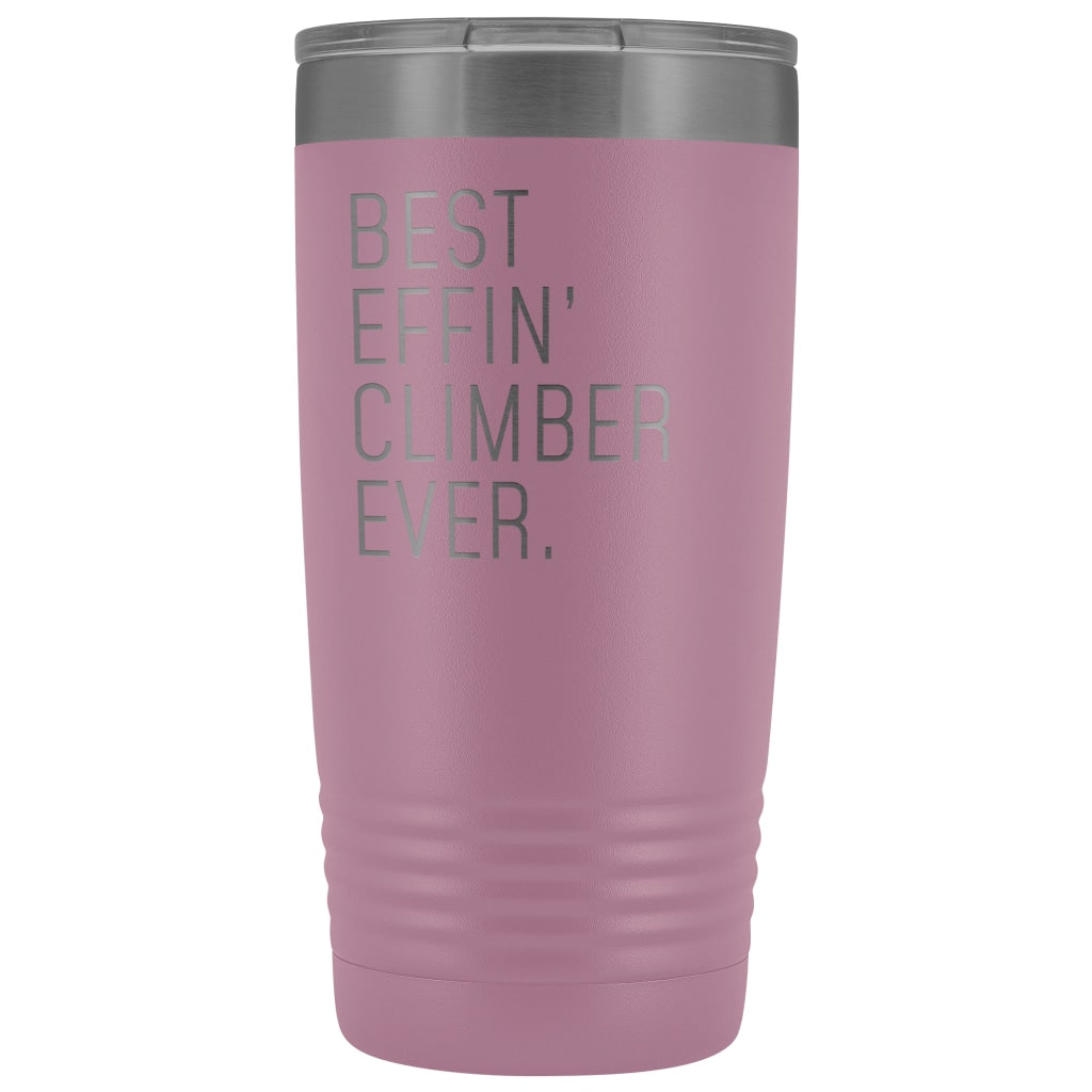 Personalized Climbing Gift: Best Effin' Climber Ever. Insulated Tumbler 20oz — photo 5