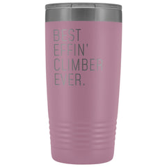 Load image into Gallery viewer, Personalized Climbing Gift: Best Effin&amp;#39; Climber Ever. Insulated Tumbler 20oz