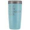 Personalized Counselor Gift: Best Effin Counselor Ever. Insulated Tumbler 20oz $29.99 | Light Blue Tumblers