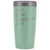 Personalized Counselor Gift: Best Effin Counselor Ever. Insulated Tumbler 20oz $29.99 | Teal Tumblers