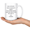 Personalized Daughter Gifts | Custom Name Mug | Funny Gifts for Daughter | Thank You For Being My Daughter Coffee Mug 11oz or 15oz $19.99 |