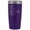 Personalized Employee Gift: Best Effin Employee Ever. Insulated Tumbler 20oz $29.99 | Purple Tumblers