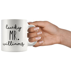 Load image into Gallery viewer, Personalized Engagement Gift For Couple Custom Name Wedding Gifts for Groom and Bride Mug Combo Set 11oz