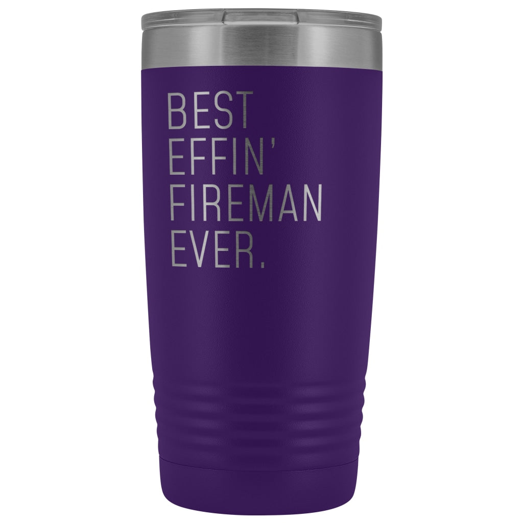 Personalized Fireman Gift: Best Effin' Fireman Ever. Insulated Tumbler 20oz — photo 9