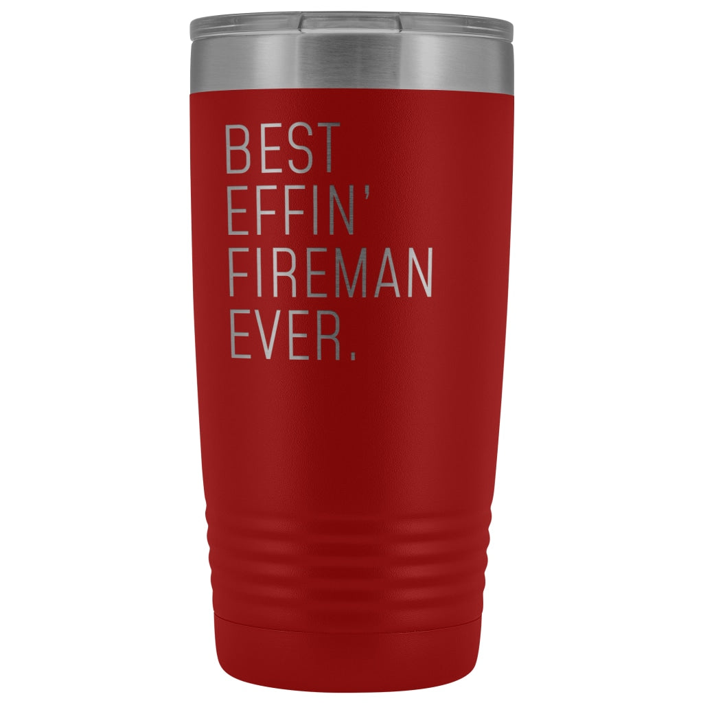 Personalized Fireman Gift: Best Effin' Fireman Ever. Insulated Tumbler 20oz — photo 12