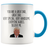 Personalized Funny Dad Gifts Donald Trump Parody Gag Gifts for Dad Coffee Mug $19.99 | Blue Drinkware