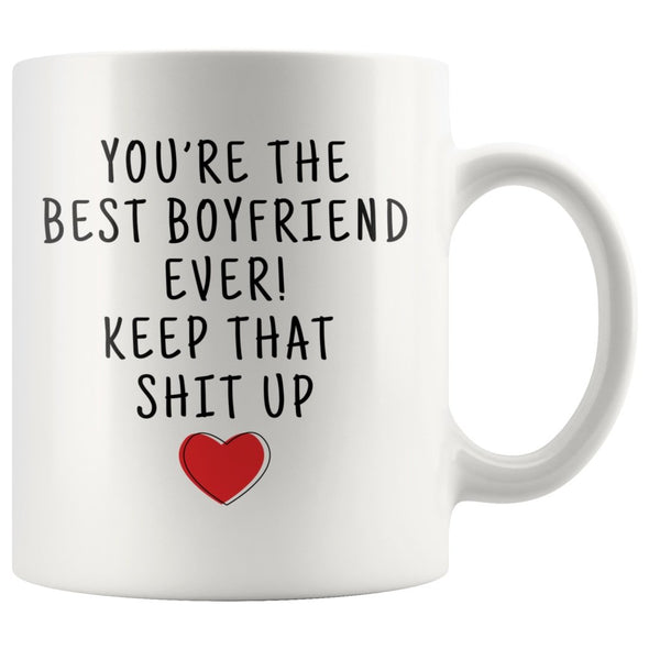 Personalized Gift for Boyfriend: Best Boyfriend Ever! Mug | Gifts for Him $19.99 | Heart Drinkware